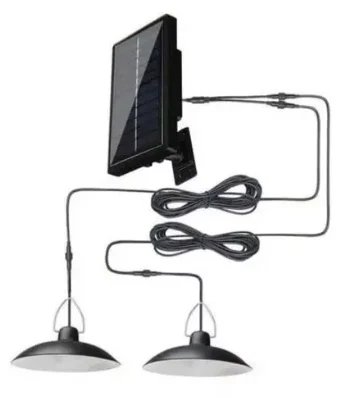 LAMPARA LED SOLAR DOBLE - Imagen 2