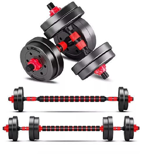 SET DE MANCUERNAS 10KG BARRA ARMABLE