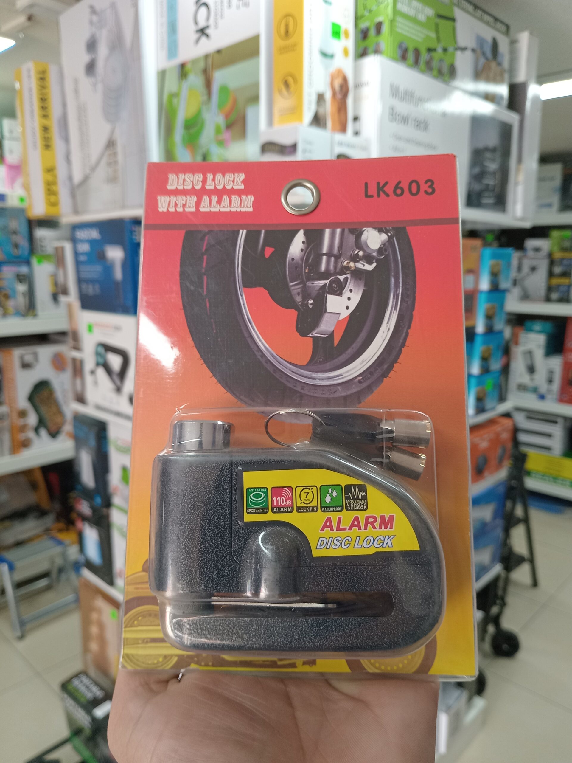 CANDADO TRANCA DISCO DE MOTOS - Imagen 4