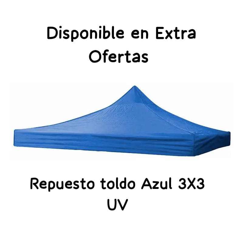 TOL. LONA PARA TOLDO 3X3 FILTRO UV AZUL - Imagen 2