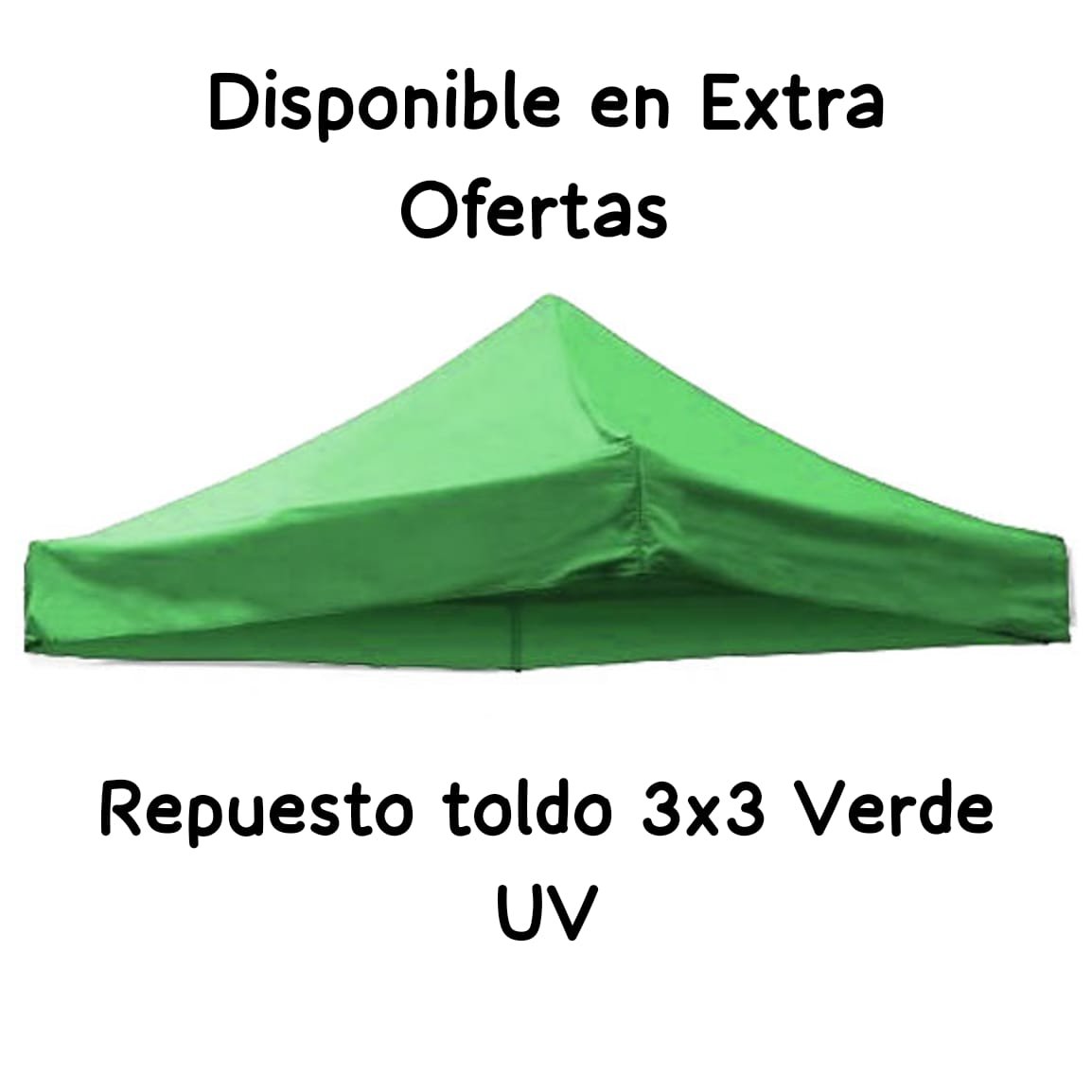 TOL. LONA PARA TOLDO 3X3 FILTRO UV VERDE - Imagen 2