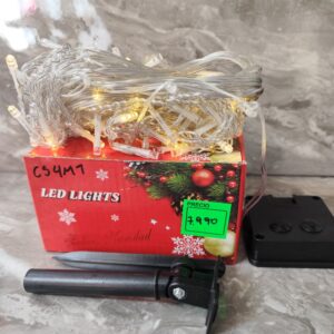 LUZ CASCADA SOLAR CÁLIDA 4MT