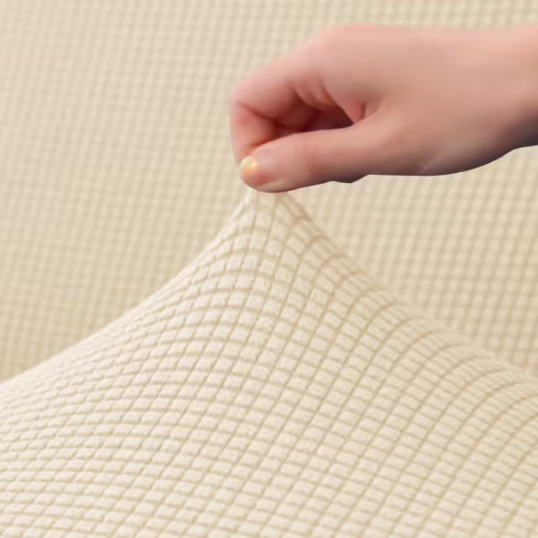FUNDA CUBRE SILLON ELASTICA 2 CUERPOS MARFIL - Image 2