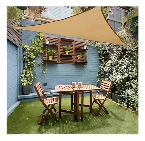 TOLDO VELA TRIANGULAR 5X5X5 - Imagen 2