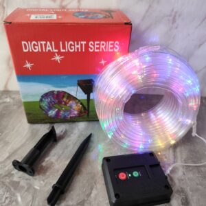 MANGUERA LUCES SOLAR TRICOLOR 20MT